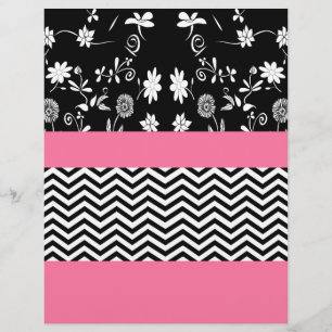 Papier chevron rose
