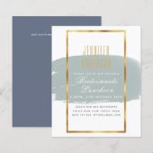 Papier Chic Bridesmaids Lunch Brunch Fête des mariées Inv (Devant / Derrière)