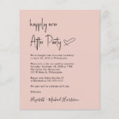 Papier Chic Budget Mariage Réception Invitation (Devant)