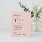Papier Chic Budget Photo mariage réception invitation (Debout devant)