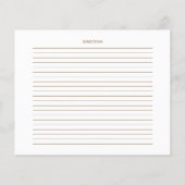 Papier Chic Pampas Grass Boho recette de douche nuptiale (Dos)