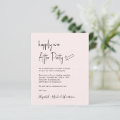 Papier Chic Photo QR Code Mariage Réception Invitation (Debout devant)
