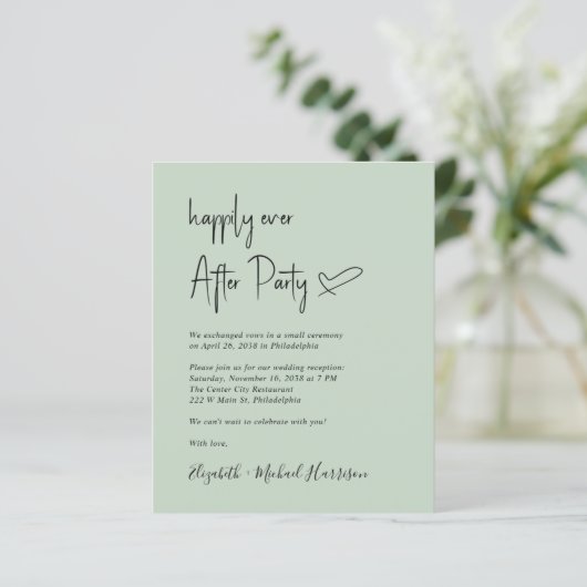 Papier Chic Photo QR Code Mariage Réception Invitation (Debout devant)