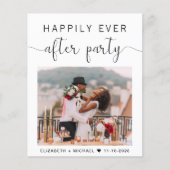 Papier Chic Photo QR Code Mariage Réception Invitation (Devant)