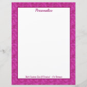 Papier Chic Pink Glitter Zebra Pattern Personalized (Devant)