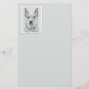 Papier Chien de bétail australien - Cute Original Dog Art