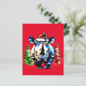 Papier Chien de Noël mignon (Debout devant)