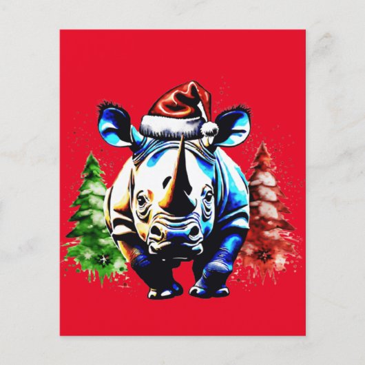 Papier Chien de Noël mignon (Devant)