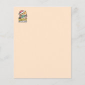 Papier Chien de Noël mignon - Yappy Howlidays (Devant)