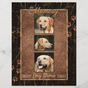 Papier Chien Mémoire Rainbow Pont Poème Marbre Rustique