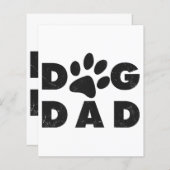 Papier Chien papa classique (Devant / Derrière)