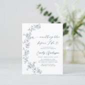 Papier Chinoiserie française Quelque chose de bleu Fête d (Debout devant)