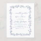 Papier Chinoiserie française Quelque chose de bleu Fête d (Devant)