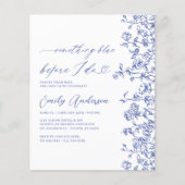 Papier Chinoiserie française Quelque chose de bleu Fête d (Devant)