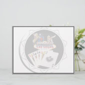 Papier Chip Black Poker Affiche de bienvenue (Debout devant)