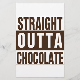 Papier Chocolate Straight Outta Brown