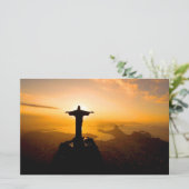 Papier Christ Rédempteur Brésil (Debout devant)