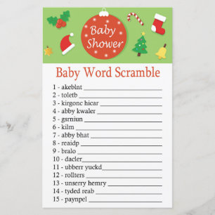 Papier Christmas Baby jeu de mots brouillards