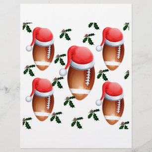 PAPIER CHRISTMAS FOOTBALL