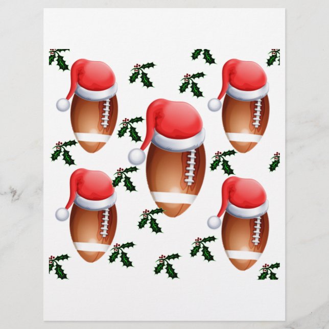 PAPIER CHRISTMAS FOOTBALL (Devant)