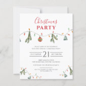 Papier Christmas Holiday Office Business Party Invitation (Devant)