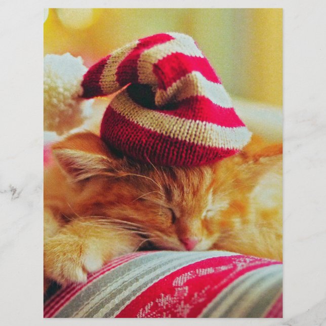 Papier Christmas Kitten (Devant)