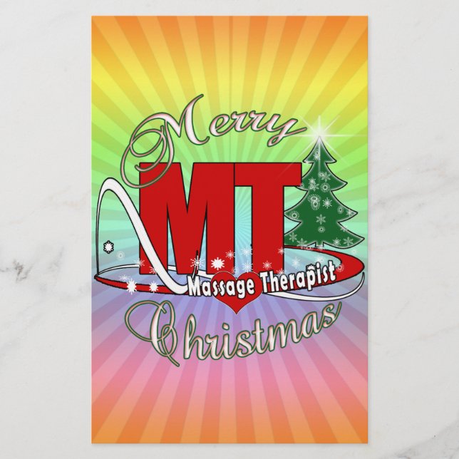 Papier CHRISTMAS MT Massage Therapist (Devant)