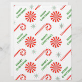 Papier Christmas Pattern (Devant / Derrière)
