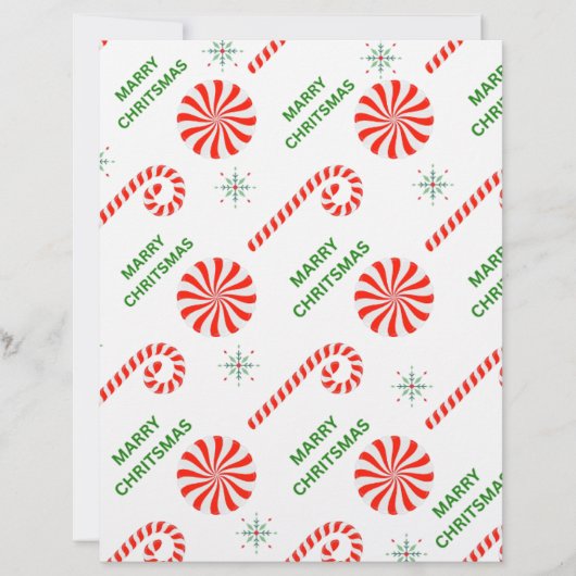 Papier Christmas Pattern (Devant)