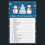 Papier Christmas Snowman Baby jeu de mots scramble<br><div class="desc">Christmas Snowman Baby jeu de mots scramble</div>