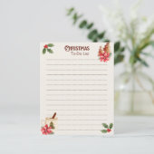 Papier Christmas To-Do List Notepad (Debout devant)