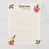Papier Christmas To-Do List Notepad (Devant)