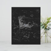 Papier Chrome comme Aries Zodiac Connexion Hevelius Black (Debout devant)