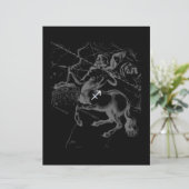 Papier Chrome Sagittarius Zodiac Sign Hevelius circa 1690 (Debout devant)