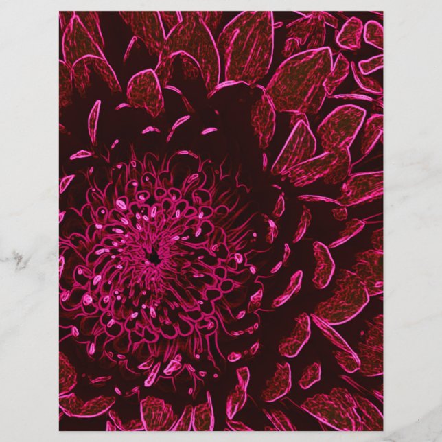 Papier Chrysanthème (Devant)