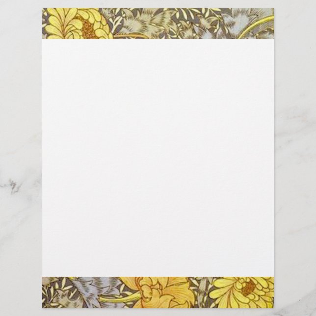 Papier Chrysanthèmes (Devant)