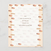 Papier Churros and Diapers Baby Sprinkle Douche BUDGET (Dos)