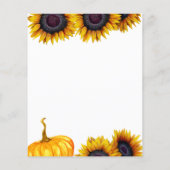 Papier Chute en Amour fleuri BUDGET invitation de douche (Dos)