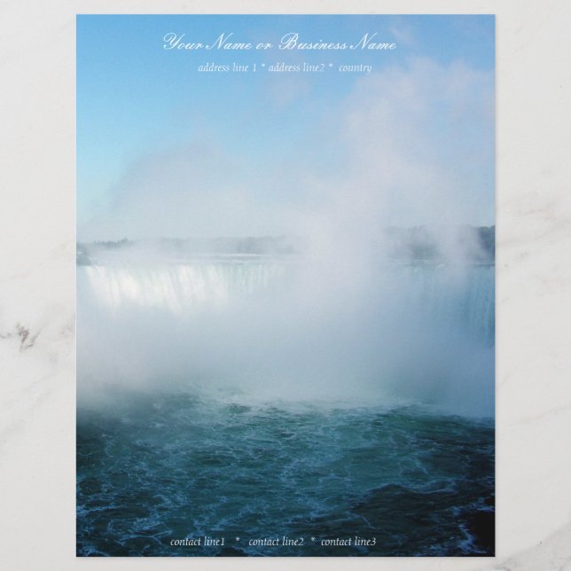 Papier chutes du Niagara (Devant)