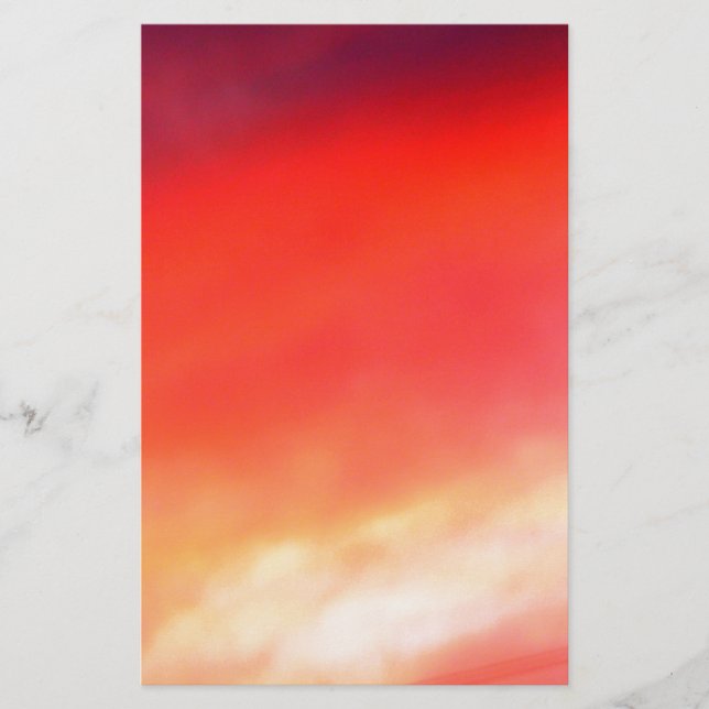 Papier Ciel Rouge La Nuit (Devant)