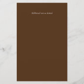 Papier Cinammon Spice Budget Wedding Invite A9 (Dos)