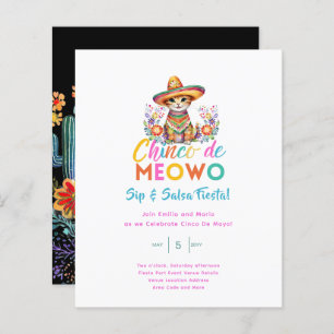 Papier Cinco De Meowo Sip and Salsa Funny Fiesta Cat