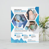 Papier Circulaire de service de la clinique de soins de s (Debout devant)