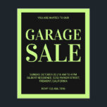 Papier Circulaire de vente de garage<br><div class="desc">Circulaire promotionnelle de vente de garage. Customisez-le avec votre propre texte et faites passer le mot.</div>