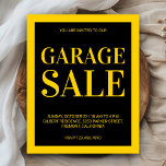Papier Circulaire de vente de garage<br><div class="desc">Circulaire promotionnelle de vente de garage. Customisez-le avec votre propre texte et faites passer le mot.</div>