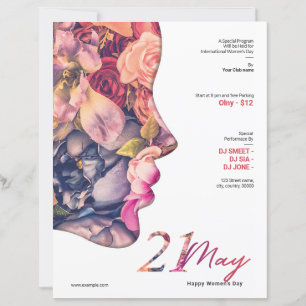 Papier Circulaire d'invitation de la Journée des femmes