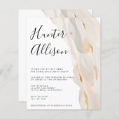 Papier Circulaire d'invitation de la partie chargée de l' (Devant / Derrière)