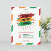 Papier Circulaire du mois de l'histoire noire (Debout devant)