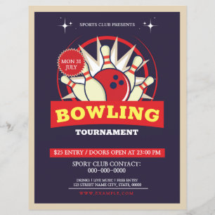 Papier Circulaire du tournoi de Bowling