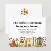 Papier Citation de brassage de café Budget de déménagemen (Devant / Derrière)